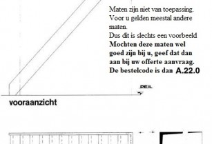 Bouwpakket steektrap 2.60m hoog